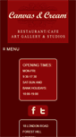 Mobile Screenshot of canvasandcream.com
